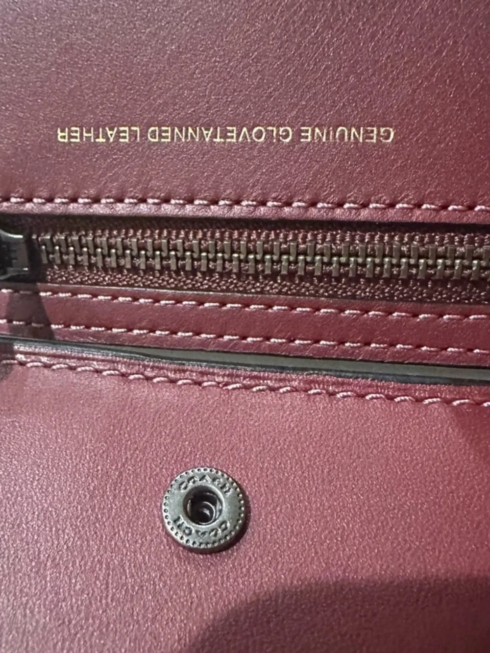 WoW! 💕 Coach Retail Store Leather Small Oxblood Color Billfold Wallet NWT! 👛